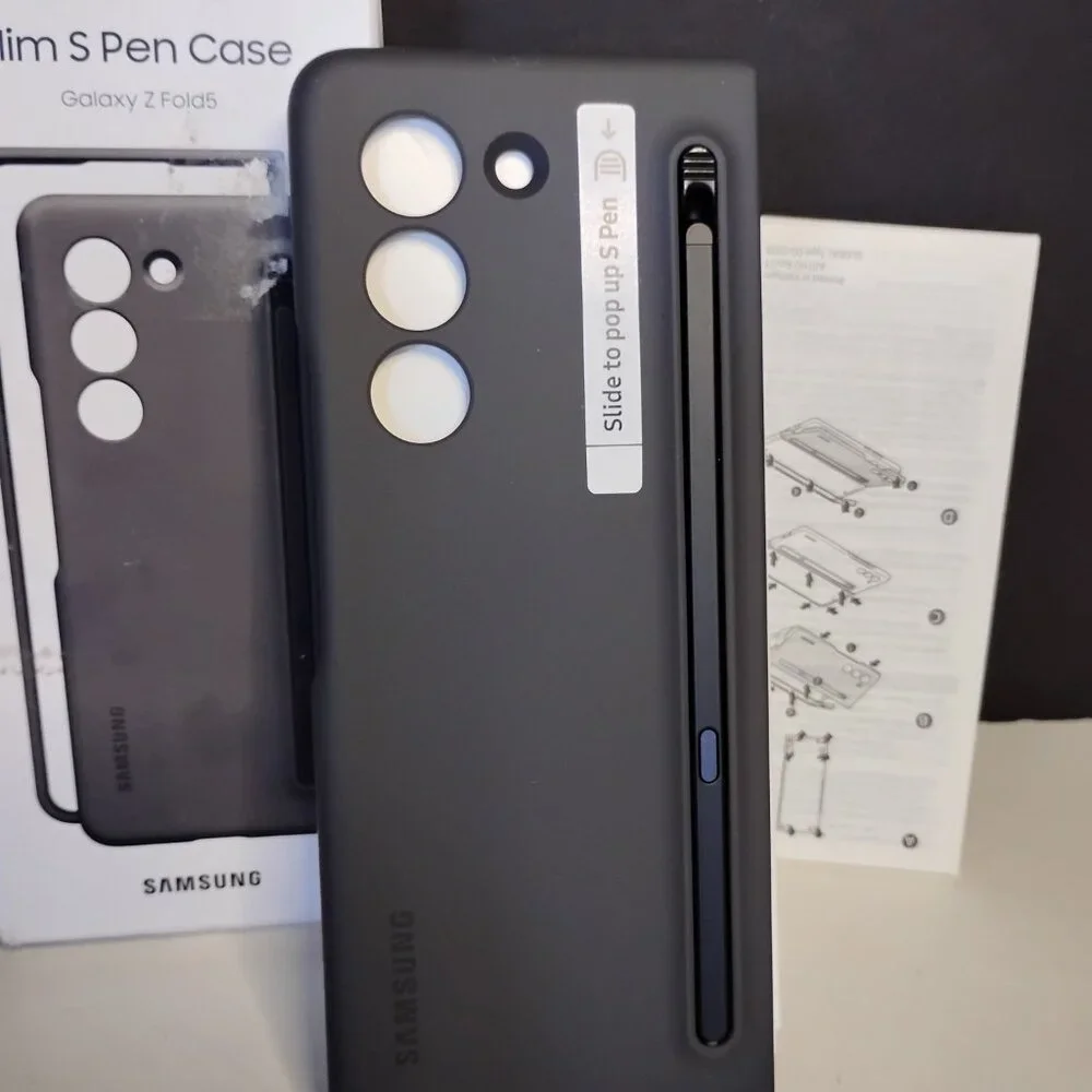 Galaxy Z Fold5 Slim S-pen Case, Graphite